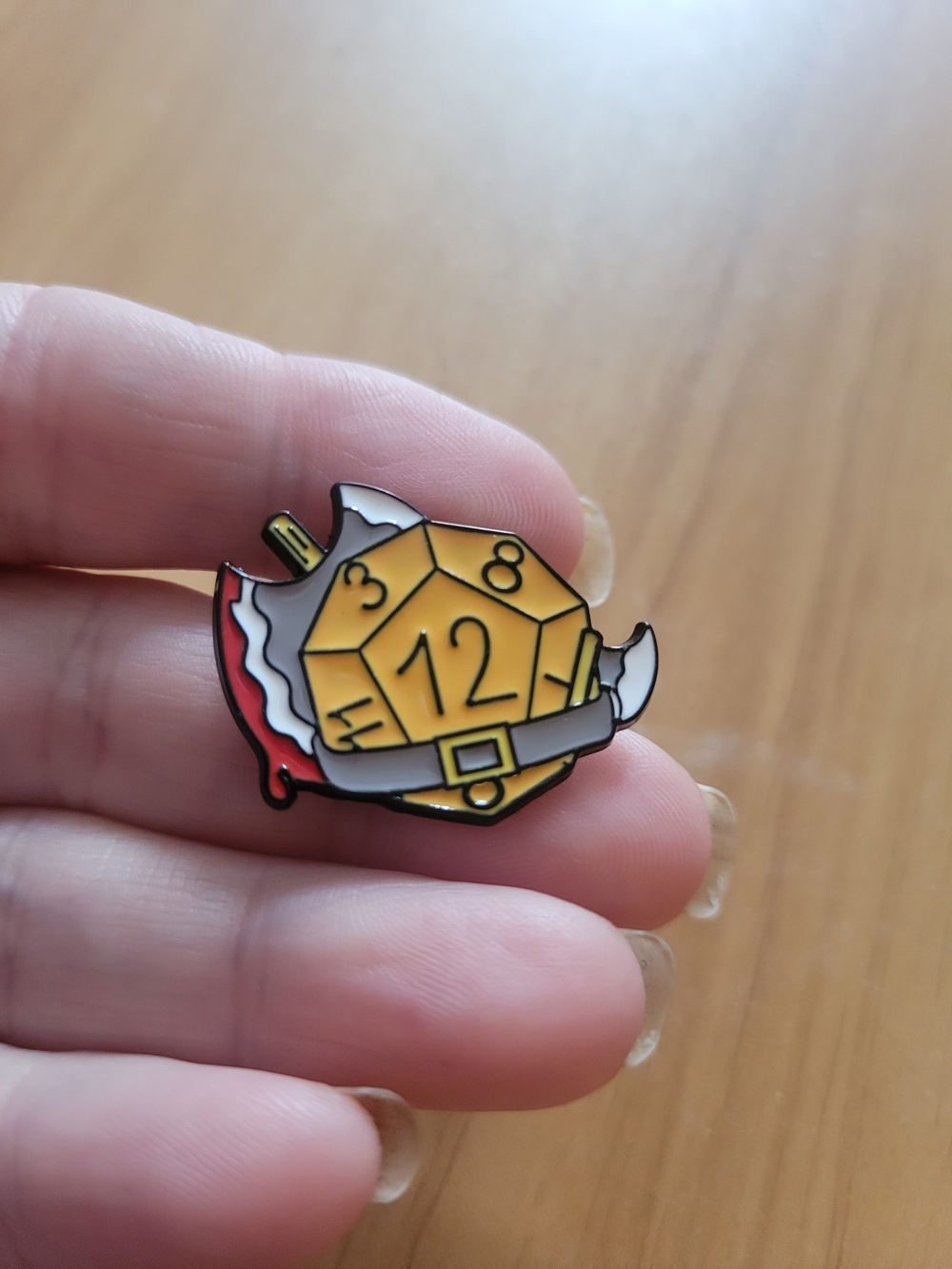 👻BUY 1 GET 1 FREE👻Yellow D20 Pirate Brooch Pin - Women Jewelry Brooches